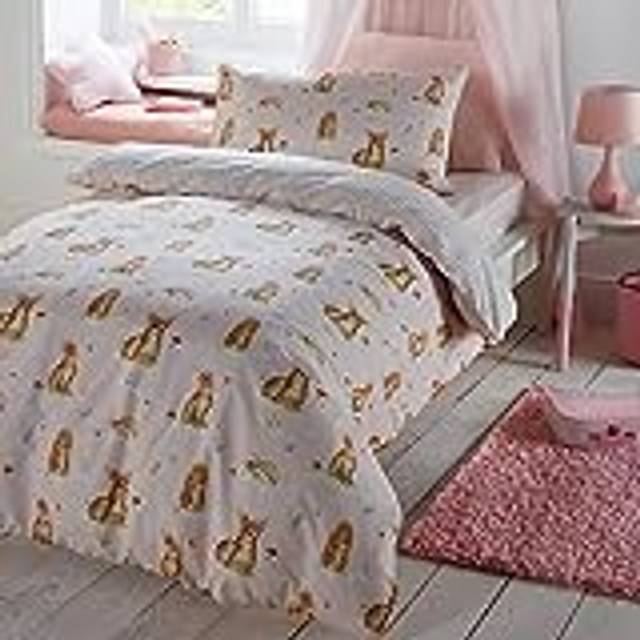 Friends Soft Touch Duvet Cover Set - Pink - Single - Bedlam