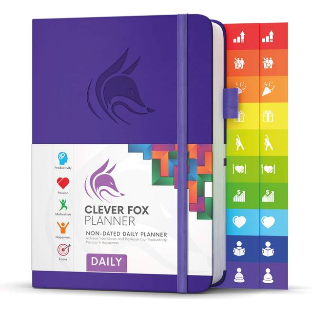 Planner Daily â Best Agenda & Daily Calendar to Boost Productivity & Hit Your Goals â Gratitude Journal Personal Daily Organizer â 14.5x21cm,