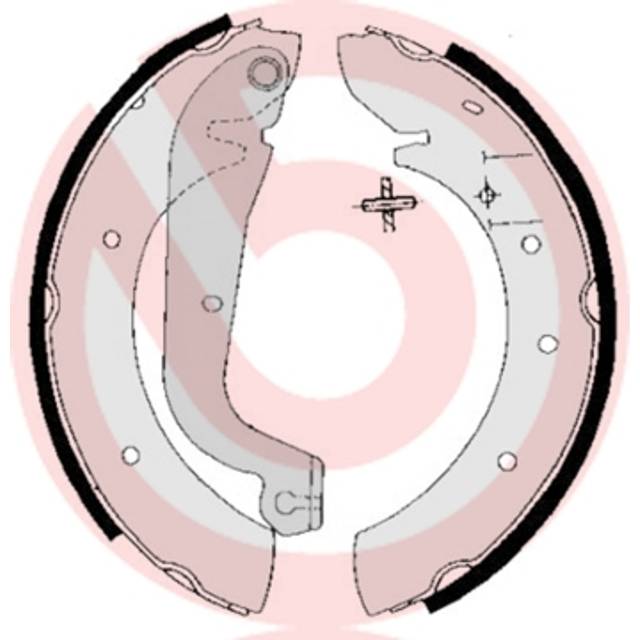 Bromsbackar sats BREMBO S 61 514
