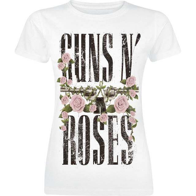 Guns N' Roses T-Shirt - Big Guns - S to XXL - for Women - white