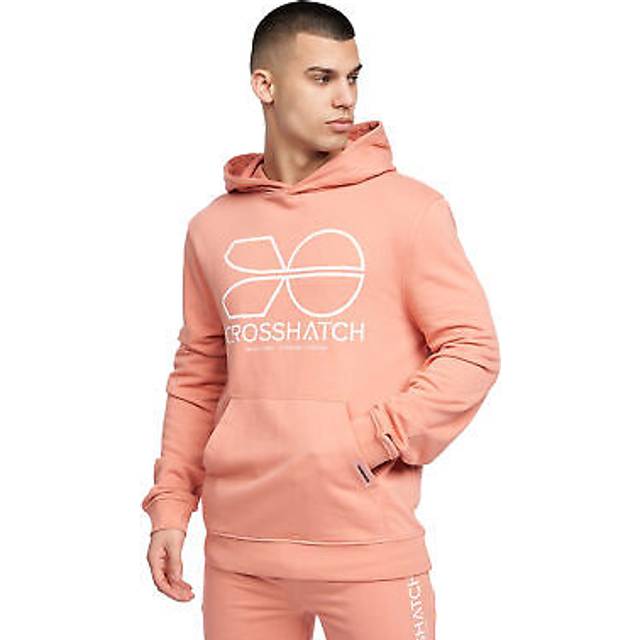 (L, Light Purple) Crosshatch Mens Zieman Hoodie