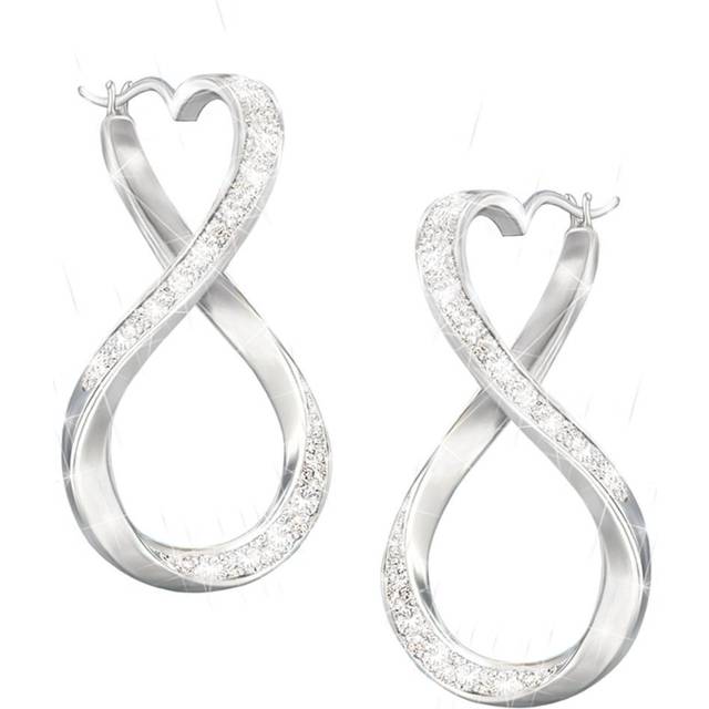'Forever My Granddaughter' Diamond Earrings