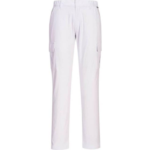 (36R, White) Portwest Mens Combat Stretch Slim Combat Trousers
