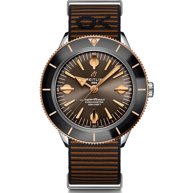 Breitling Watch Superocean Heritage 57 Outerknown Bronze Red Gold Limited Edition - Brown