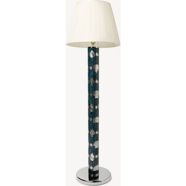 FORNASETTI Conical lampshade in pleated fabric white - 100% cupro fabric