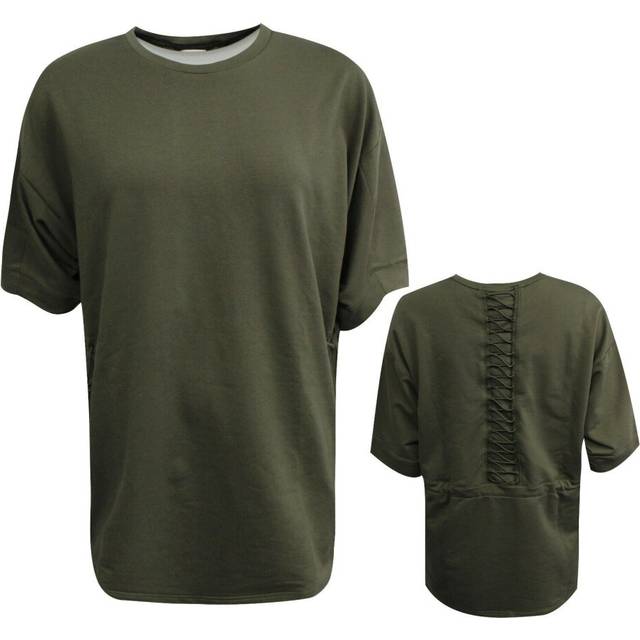 Puma Evolution Womens Lacing Dry Cell T Shirt Olive Night 573477 14 A7E - Green Textile - Size 10 UK