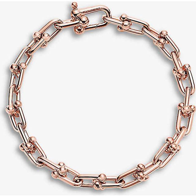Tiffany & Co Womens Rose Gold Hardwear 18ct Rose-gold Link Bracelet L - ROSE GOLD
