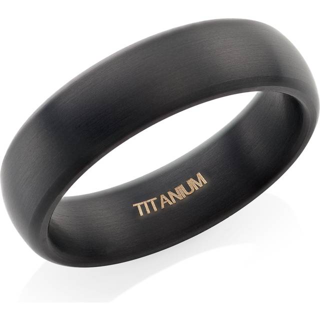 Titanium Black Matt Ring