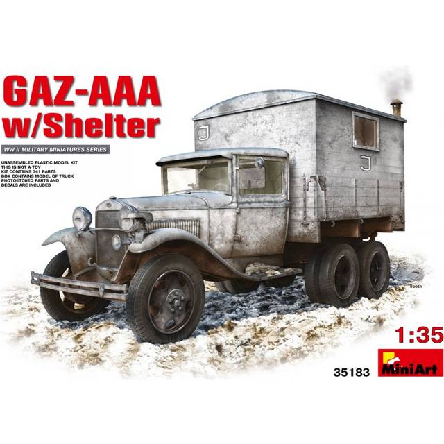 MIN35183 - Miniart 1:35 - GAZ-AAA With Shelter