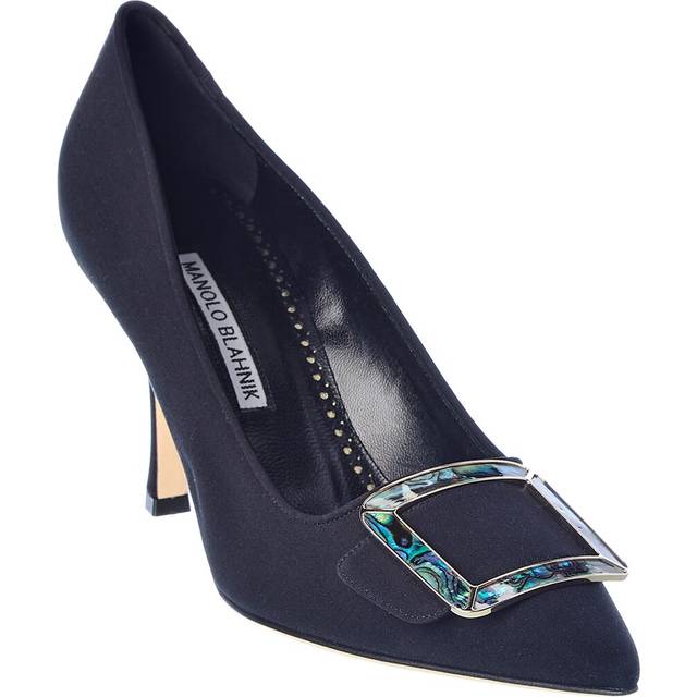 Manolo Blahnik Maysale 90 Silk Pump