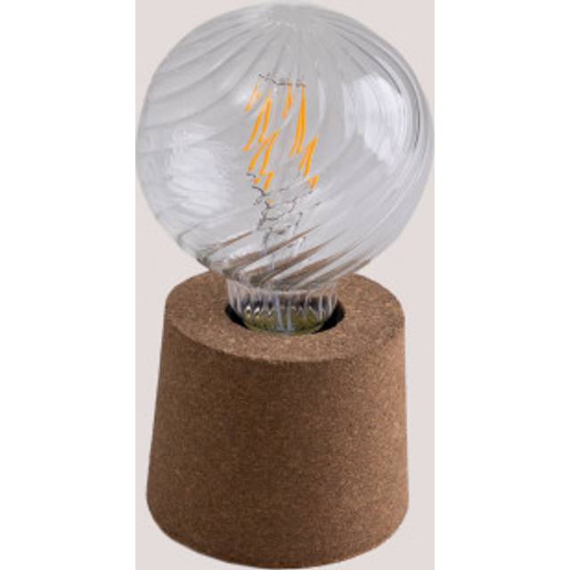 Cork Table Lamp Skriv Brown Sklum