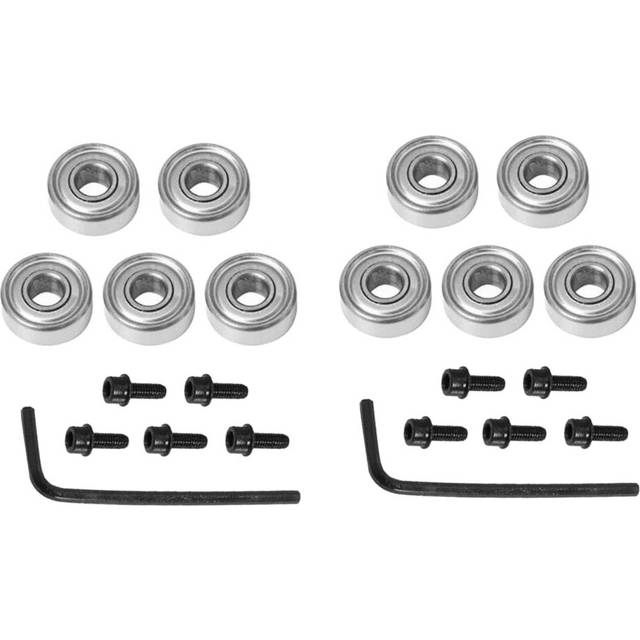 2X Top Bearing Router Bit Cutter Head Bearing Set Ball Bearing Accessories Kit Inner 4.76mm Outer 12.7mm