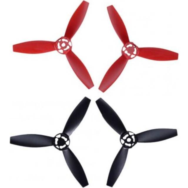 4pcs Plastic Propellers Aircraft Fast Disassembly Spare Propellers for Parrot Bebop 2 Drone