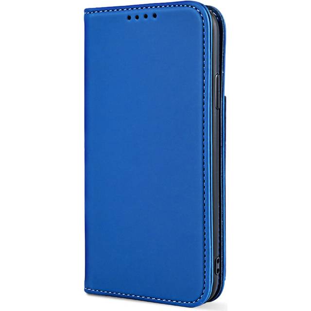 Case for iphone 12 12 pro 6.1 blue luxury pu leather wallet flip card cover