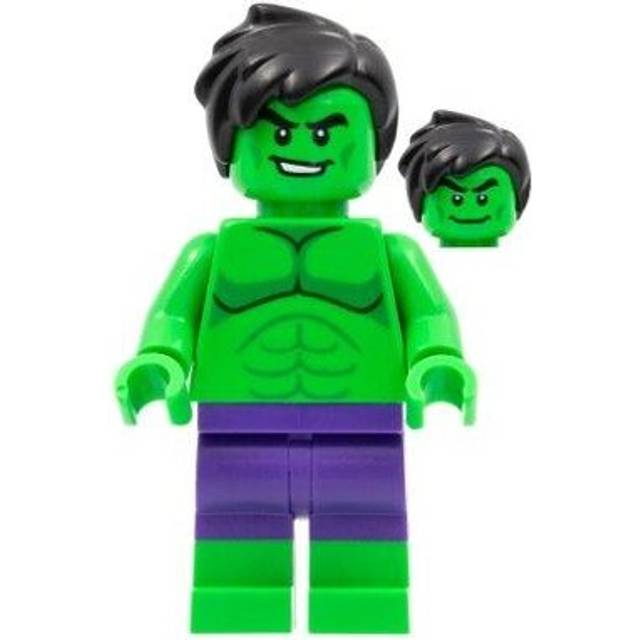 LEGO Marvel Superheroes Hulk Grin Minifigure from 10782