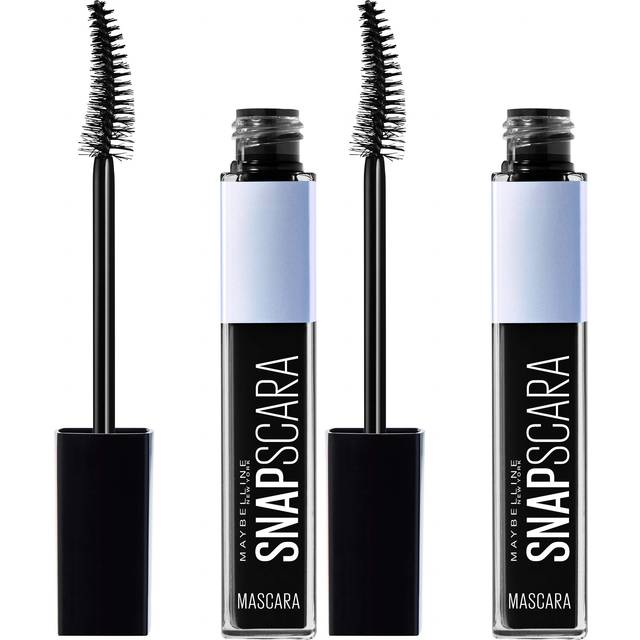 Maybelline New York Snapscara Washable Mascara Kit, Pitch Black, Pack of 2