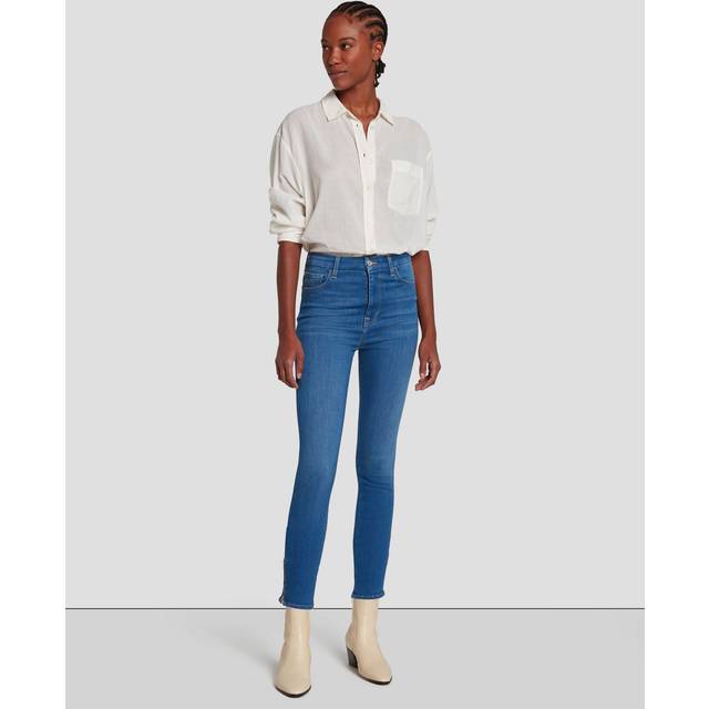 7 For All Mankind Mazete Ultra High-Rise Skinny Ankle Jean