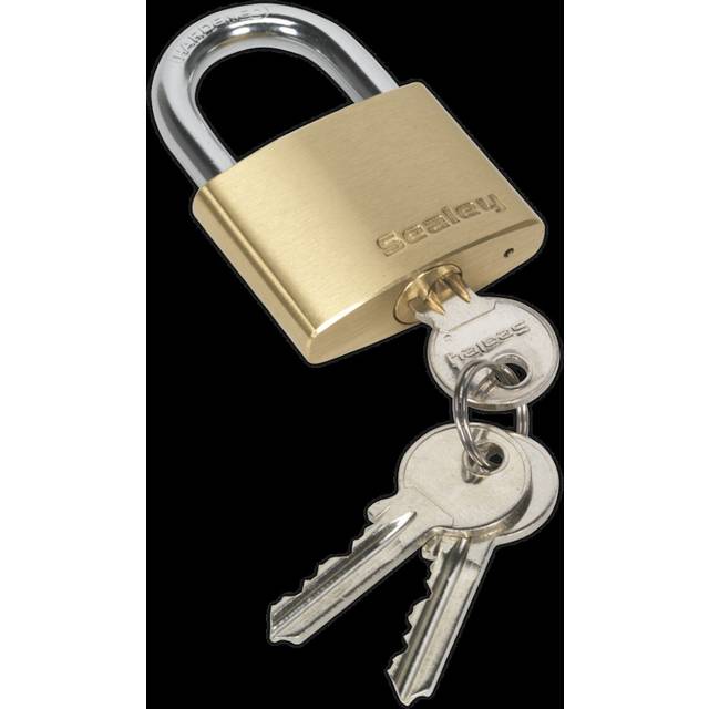 Sealey Brass Body Padlock 50mm - PL102