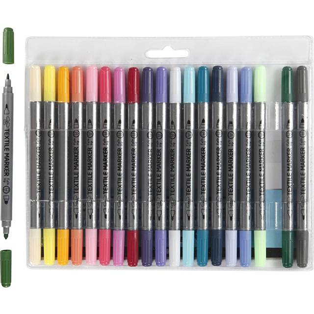 Pack of 20 Textile Markers - 20 x 16 x 1.4