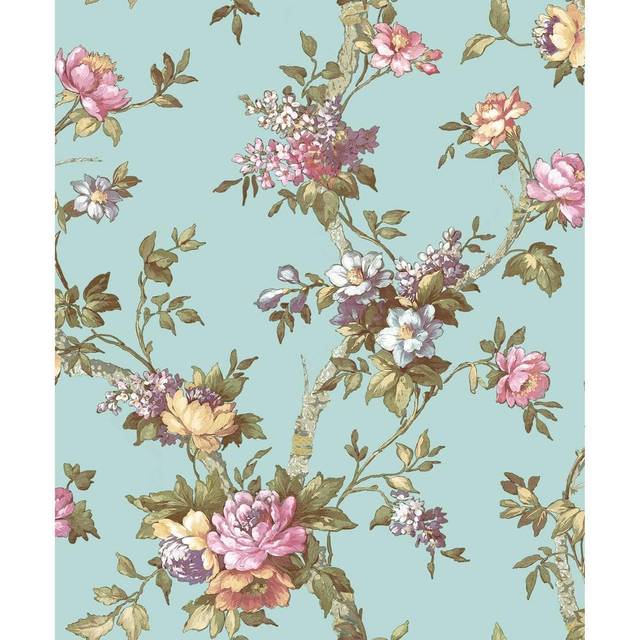 Cottage Chic Ramo Edra Wallpaper Galerie Light Blue 84002