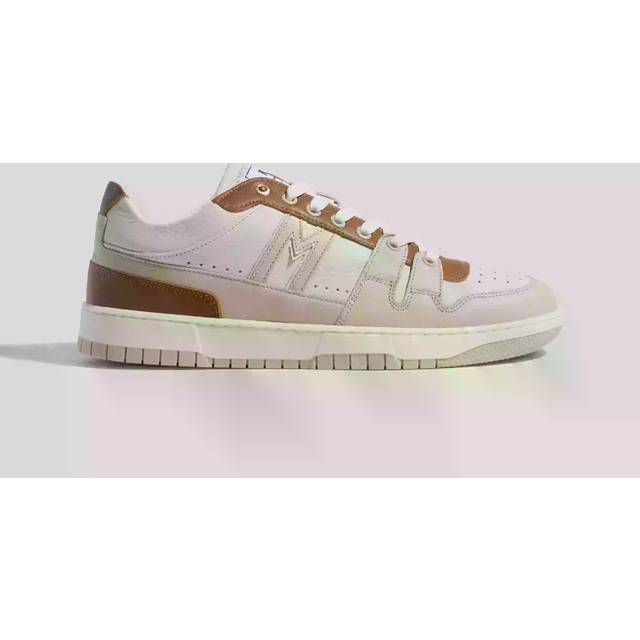 Mercer Amsterdam, Sneakers, male, Multicolor, 6 UK, Brooklyn Trainers White/Cognac