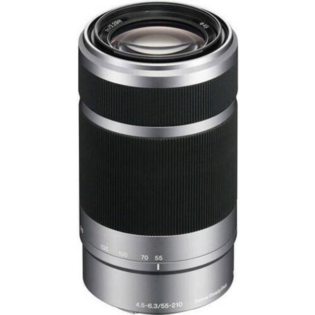 Sony Sony E 55-210mm F4.5-6.3 OSS (SEL55210, Retail Packing, Silver)