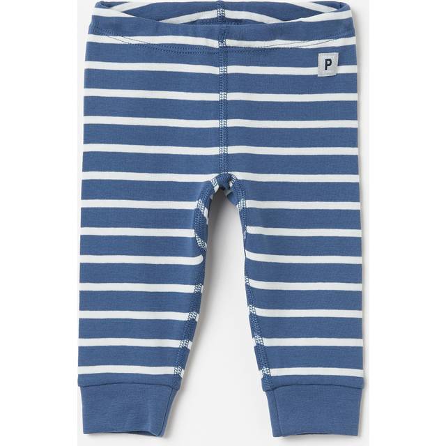 Striped Baby Leggings - Blue - 9-12m x 80