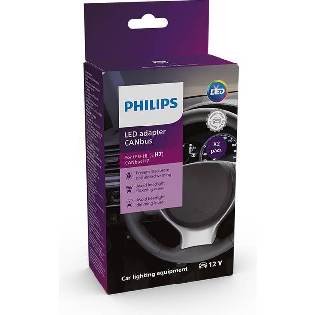 Canbus-motstånd Philips 12V, H7, 2 st