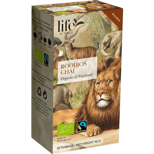 Life by Follis Rooibos Chai Ekologisk - Tepåsar 20-pack