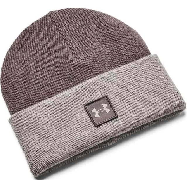 Under Armour - Grå cuff Beanie - Halftime Shallow Ash Taupe Cuff @ Hatstore