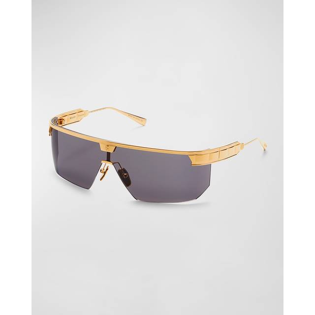 Balmain Major Grey Shield Unisex Sunglasses BPS-147A-142 (OS)