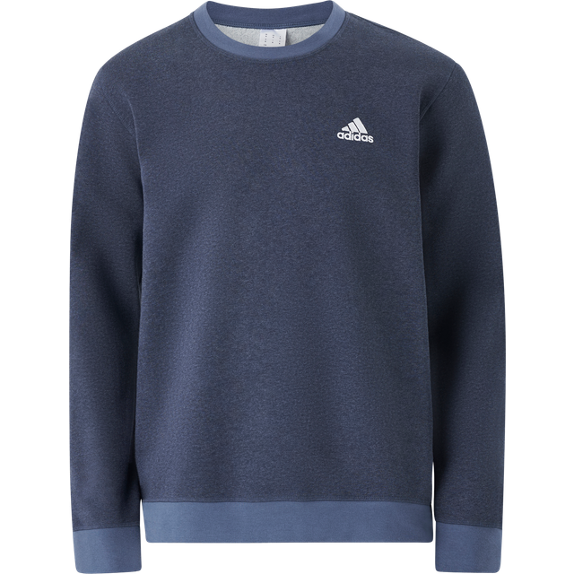 adidas Sportswear Mens Melange Crew Sweatshirt - Navy, Navy, Size S, Men
