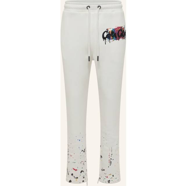 Carlo Colucci, Byxor, Herr, XL, Snygga Sweatpants för Män - white (XL)