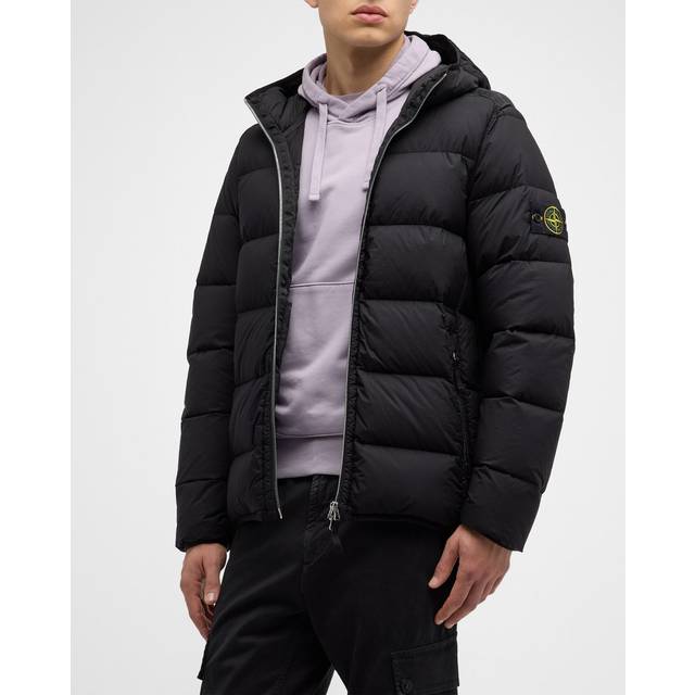 STONE ISLAND Seamless Tunnel Down Jacket - Black