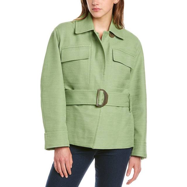 Vince Saharienne Linen-Blend Jacket