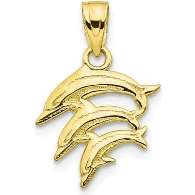 10K Yellow Gold Dolphin Charm