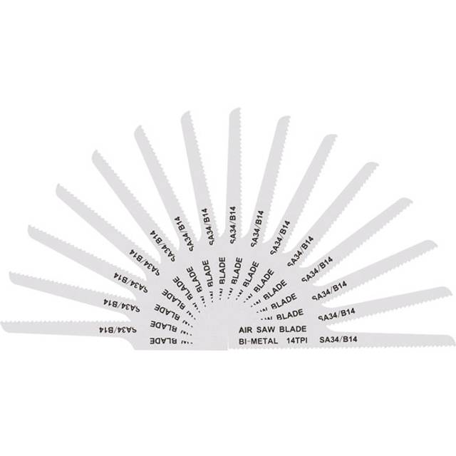 Sealey SA34 14TPI Air Saw Blades Pack of 15