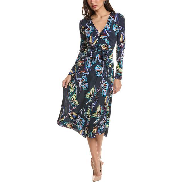 Diane Von Furstenberg Tilly Silk-Blend Wrap Dress