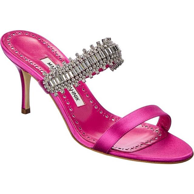 Manolo Blahnik Sako 70 Satin Sandal
