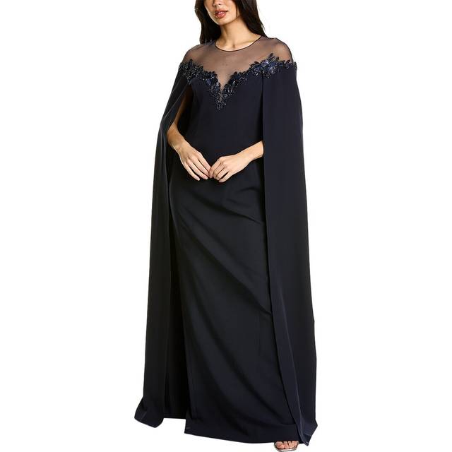 Marchesa Notte Cape Gown