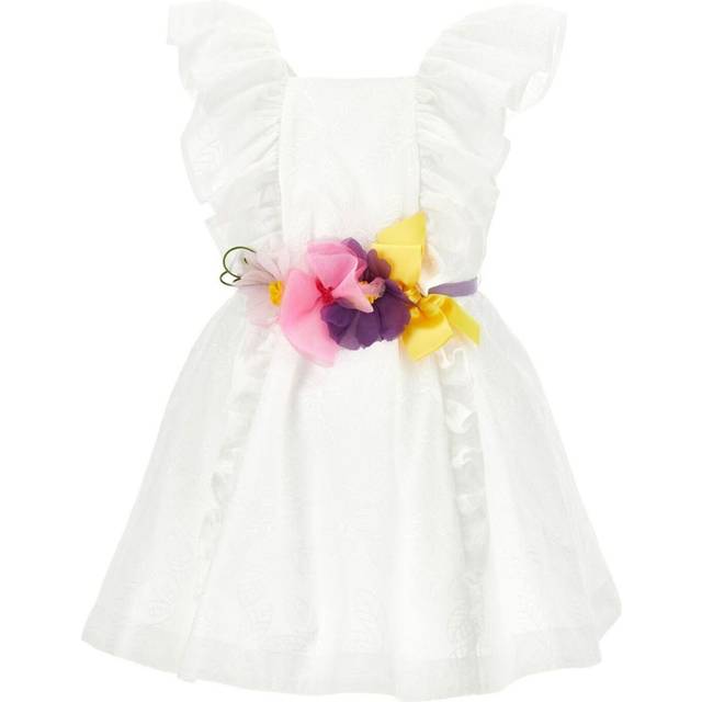 Dress MONNALISA Kids color White - 12