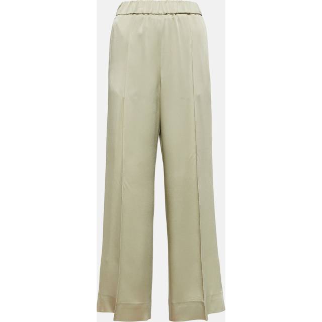 Jil Sander High-rise wide-leg pants - green (UK 8)