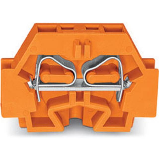 WAGO 262-306 2 Conductor Fixing Flanges Terminal Block Orange