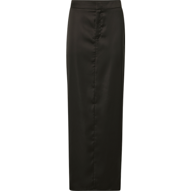 Gina Tricot - Maxikjol Satin Pencil Maxi Skirt - Svart