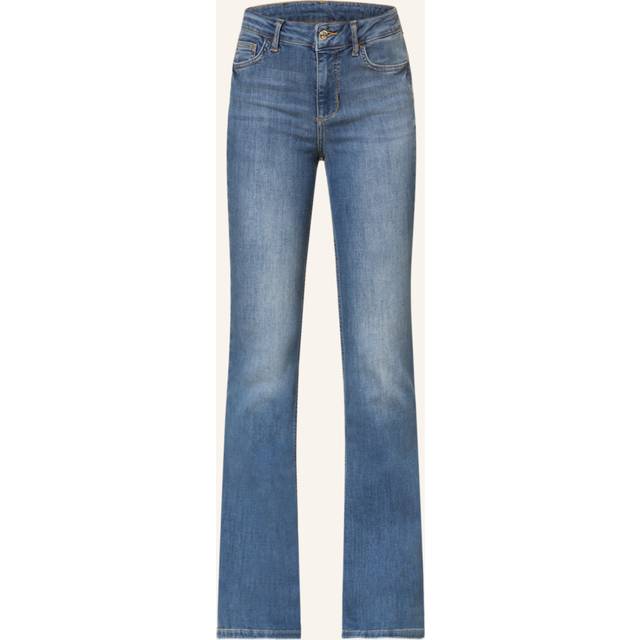 Liu Jo, Boot-cut Jeans, female, Blue, W31, Flare Fit Denim Jeans
