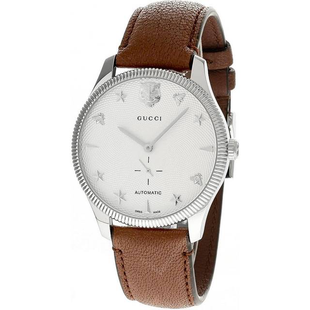GUCCI G-Timeless 40MM AUTO White Guilloche Dial Men's Watch YA126361 - 40 mm