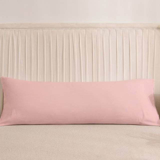 SHEIN 1pc Solid Color Soft Brushed Body Pillow Case, Fits 51*137cm Pillow Insert, Suitable For Sofa, Bed, Outdoor Use, Multiple Colors Available