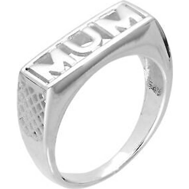 Sterling Silver Mum Ring Sizes I - W Mother Mother's Day Mummy