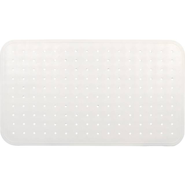 White Rubber Bath Mat 40 x 70cm