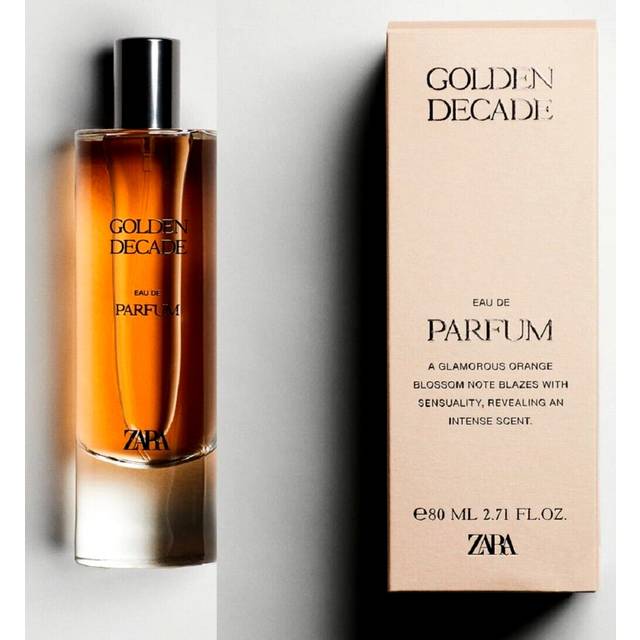 Zara Golden Decade Women Eau De Parfum Fragrance 80 ML (2,71 OZ)